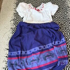 Disney Kids Costume with White and Blue Design